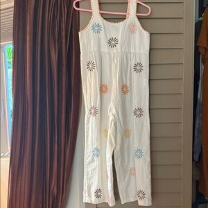 Zara Kids White Floral One Piece